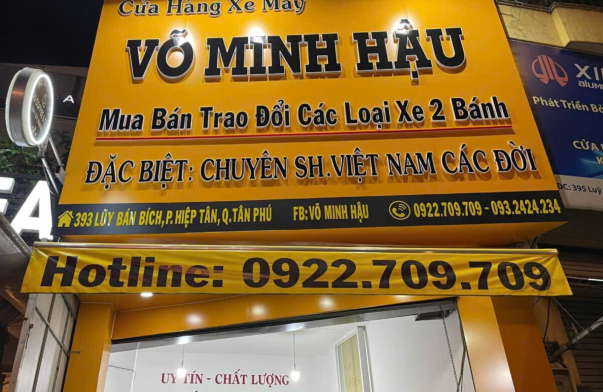 Cửa hàng xe máy VÕ MINH HẬU