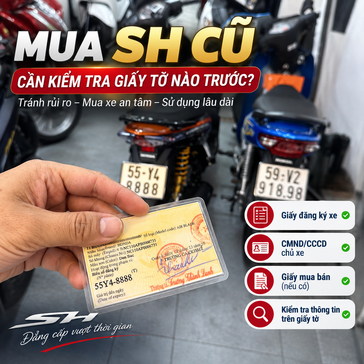 Các loại giấy tờ quan trọng cần kiểm tra
