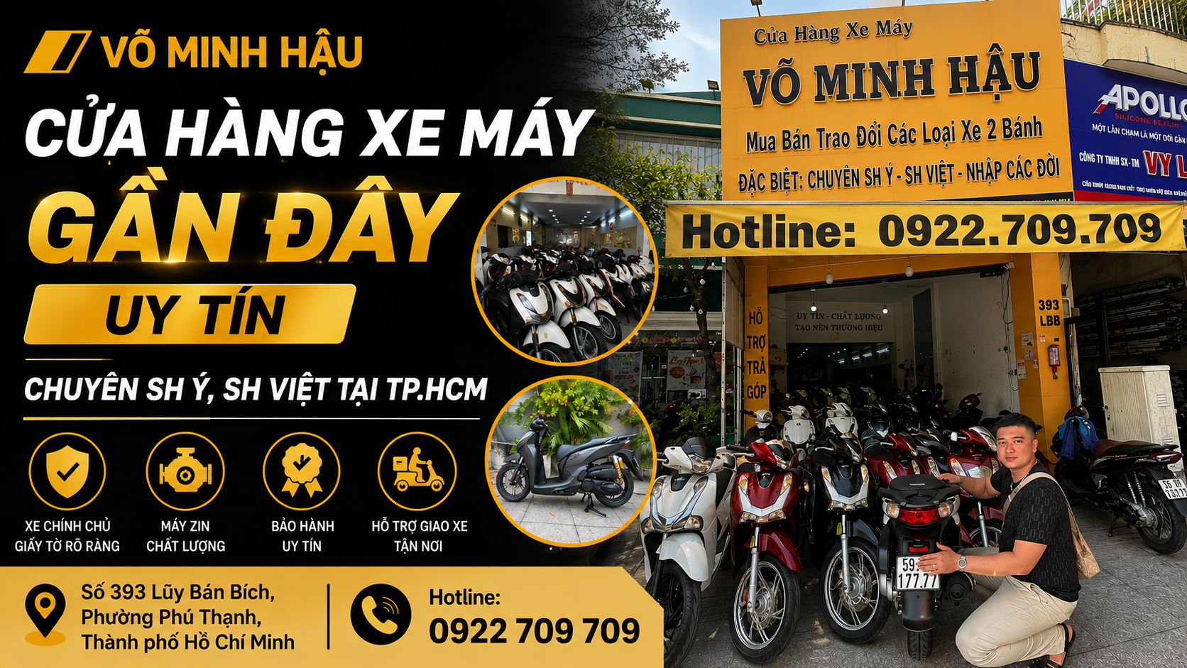 Cửa Hàng Xe Máy Gần Đây Uy Tín 